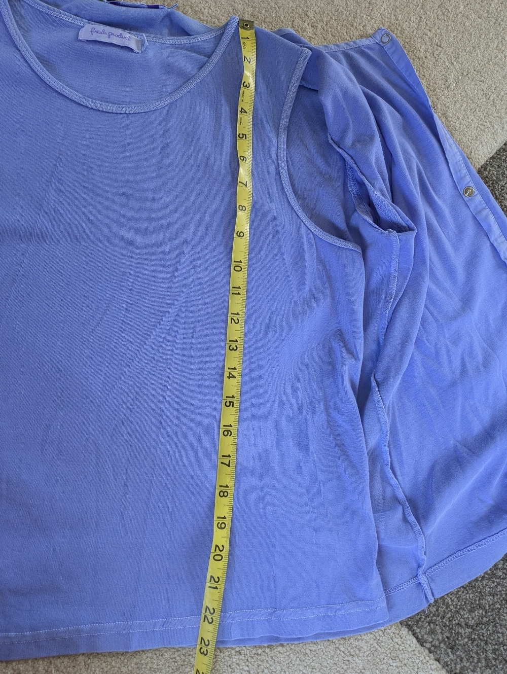 Purple 2-Piece Set Sleeveless Top & Cardigan - Picture 6 of 7